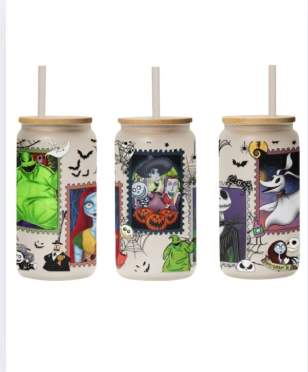 Pre-Order- Nightmare| 16oz Glass Can With Steel Straw