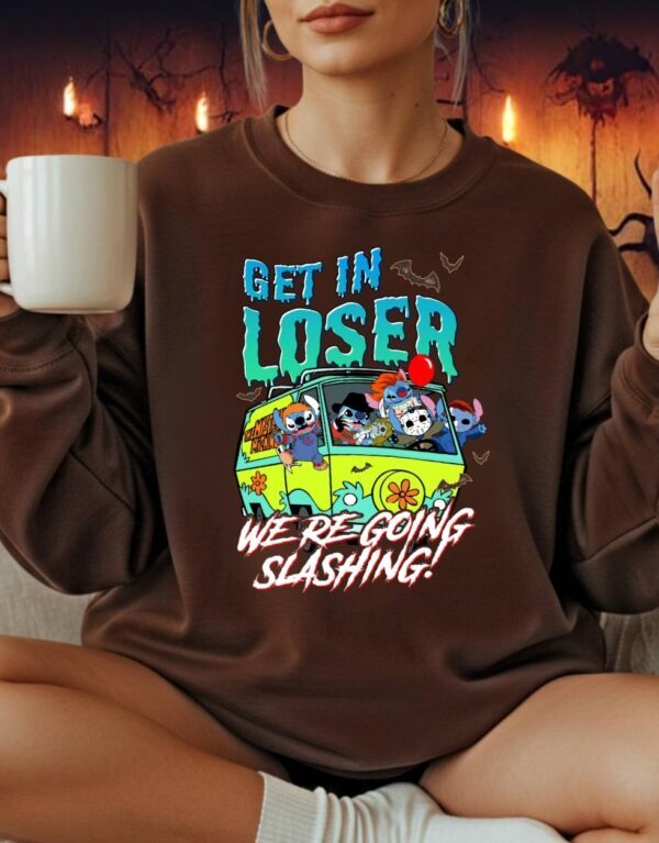 Pre-Order-Get In Loser| Crewneck Sweatshirt| Dark Chocolate