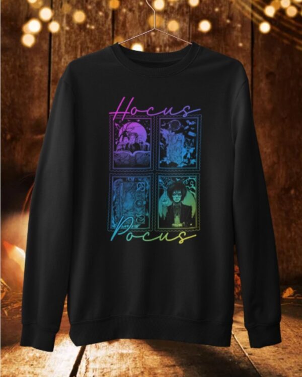 Pre-Order-Hocus Pocus Iridescent| Crewneck Sweatshirt| Black