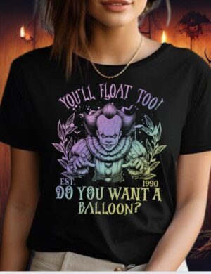 Pre-Order-Horror Character Iridescent-5 Character Choices| Gildan Tee| Black
