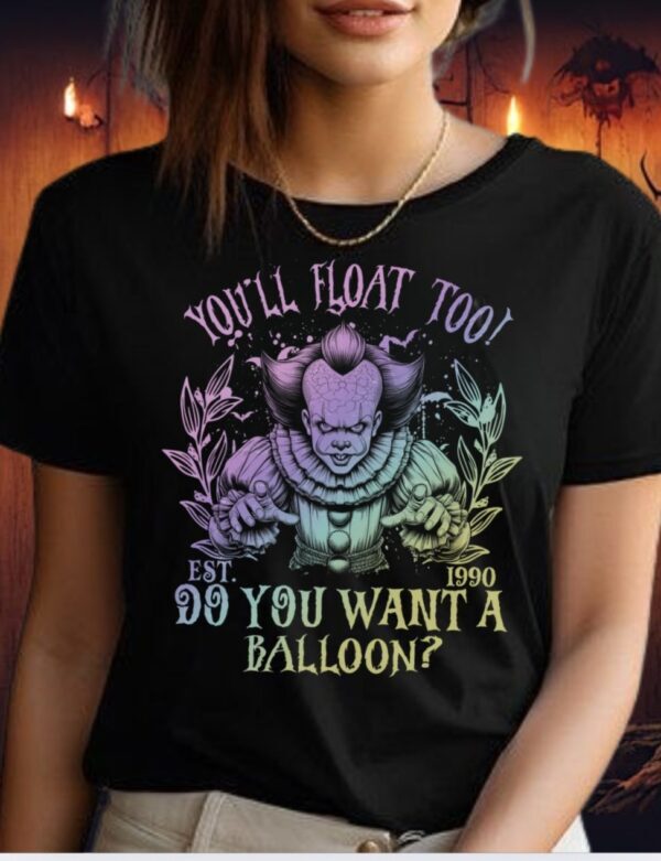 Pre-Order-Horror Character Iridescent-5 Character Choices| Gildan Tee| Black