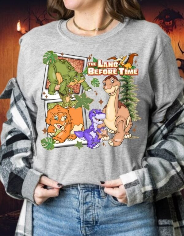 Land Before Time| Gildan Tee| Sport Grey