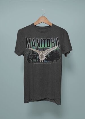 Manitoba Outdoor Lifestyle| Gildan Tee| Dark Heather