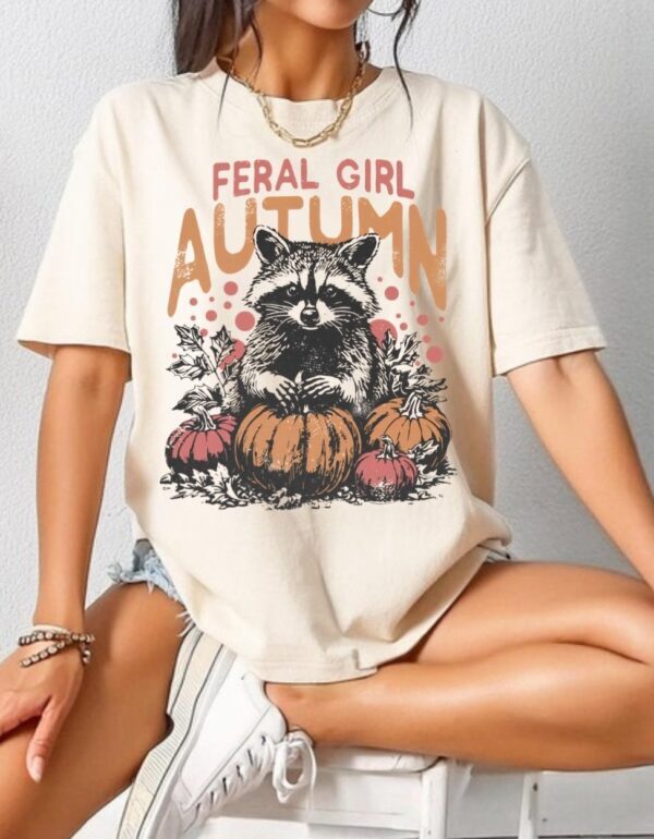 Pre-Order Feral Girl Autumn| Comfort Colors Tee| Ivory