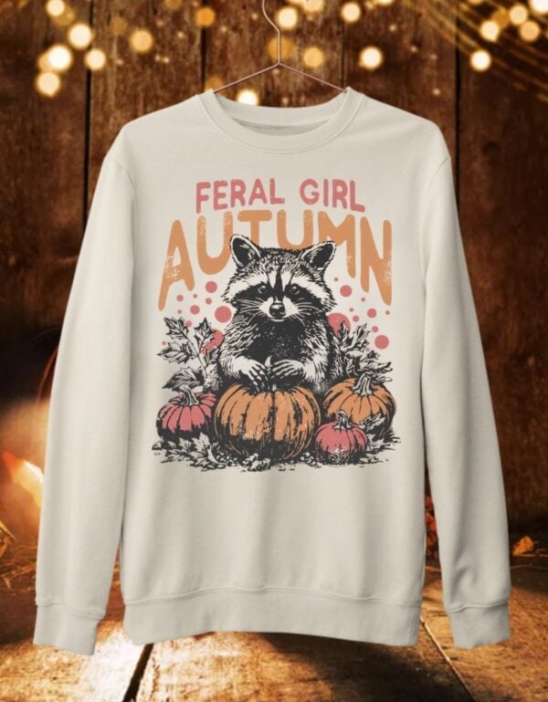 Pre-Order-Feral Girl Autumn| Crewneck Sweatshirt| Sand