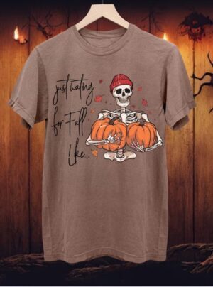 Pre-Order-Waiting For Fall Like| Comfort Colors| Espresso