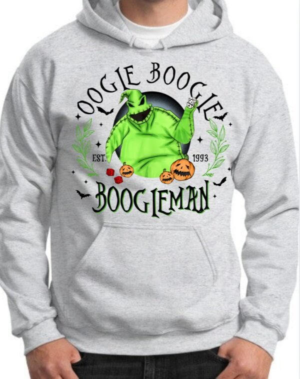 Pre-Order-Oogie Boogie| Premium Hooded Sweatshirt| Ash