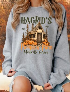 Pre-Order Pumpkin Farm| Crewneck Sweatshirt| Sport Grey