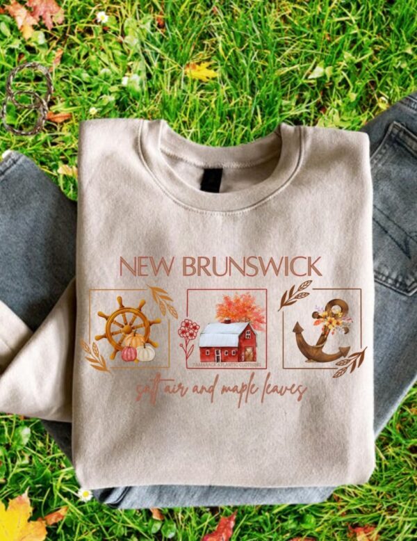 Pre-Order New Brunswick Fall| Crewneck Sweatshirt| Sand - Image 1