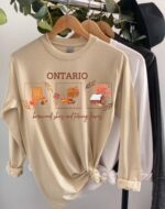 Pre-Order Customizeable Provincial Fall| Long Sleeved T-Shirt| Sand - Image 2