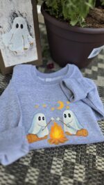 Campfire Ghosties Youth Crewneck - Image 5