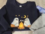 Campfire Ghosties Youth Crewneck - Image 7