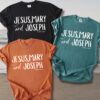 Jesus Mary and Joseph Saltwater Slogans Comfort Tee