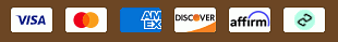 Accepted payment method logos