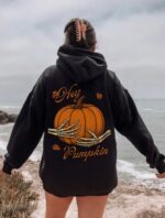 Hey Pumpkin Fall Hoodie - Image 2