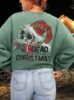 Death by Christmas Skeletal Sweatshirt