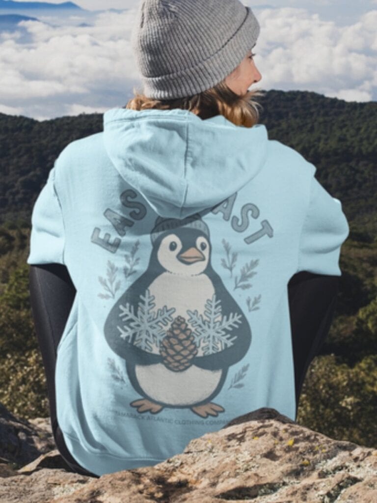 Snowy Coast Penguin Comfort Sweatshirt