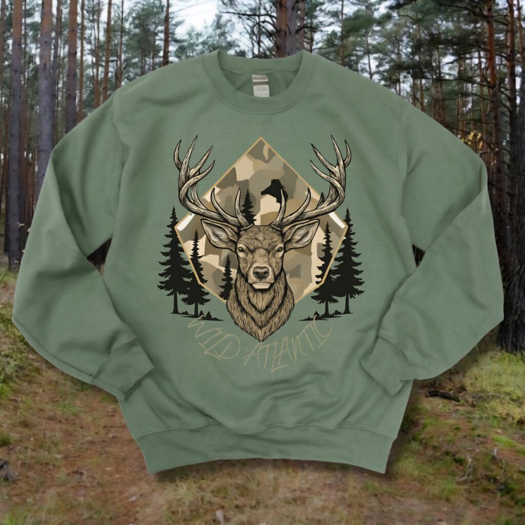 Wild Camo Comfort Crewneck