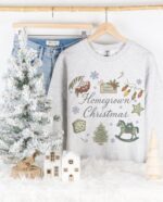 homegroen vintage christmas comfort collection 90s christmas crewneck. Original Comfort Brand.