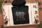 Borealis Skeleton Christmas Sweatshirt - Image 2