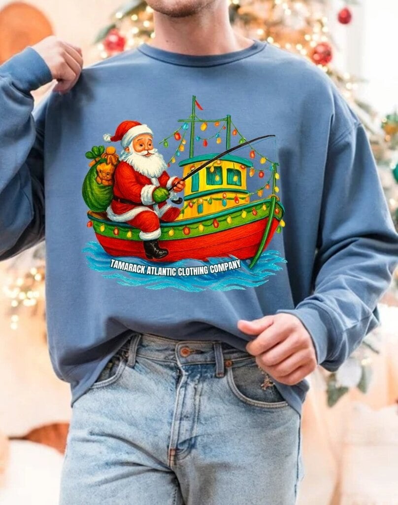 2025/10/1000121299.jpg Vintage Fishing Boat Crewneck - Image 1