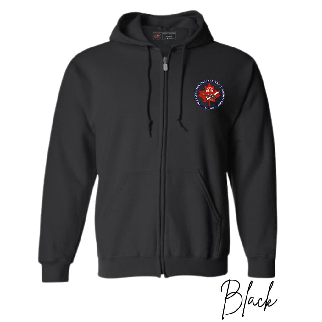 2025/10/1000160638-scaled.jpg Basic Zip-Up Hoodie-Local 605 Logo - Image 1