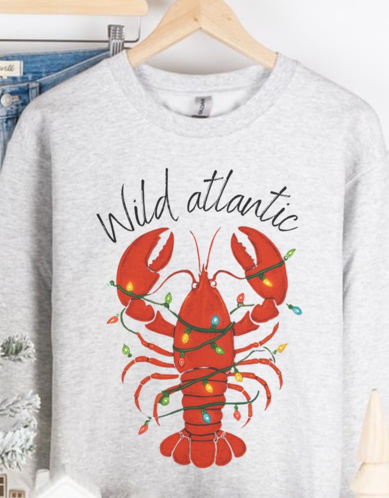 2025/11/1000121545.jpg Xmas Lobster Atlantic Sweatshirt - Image 1