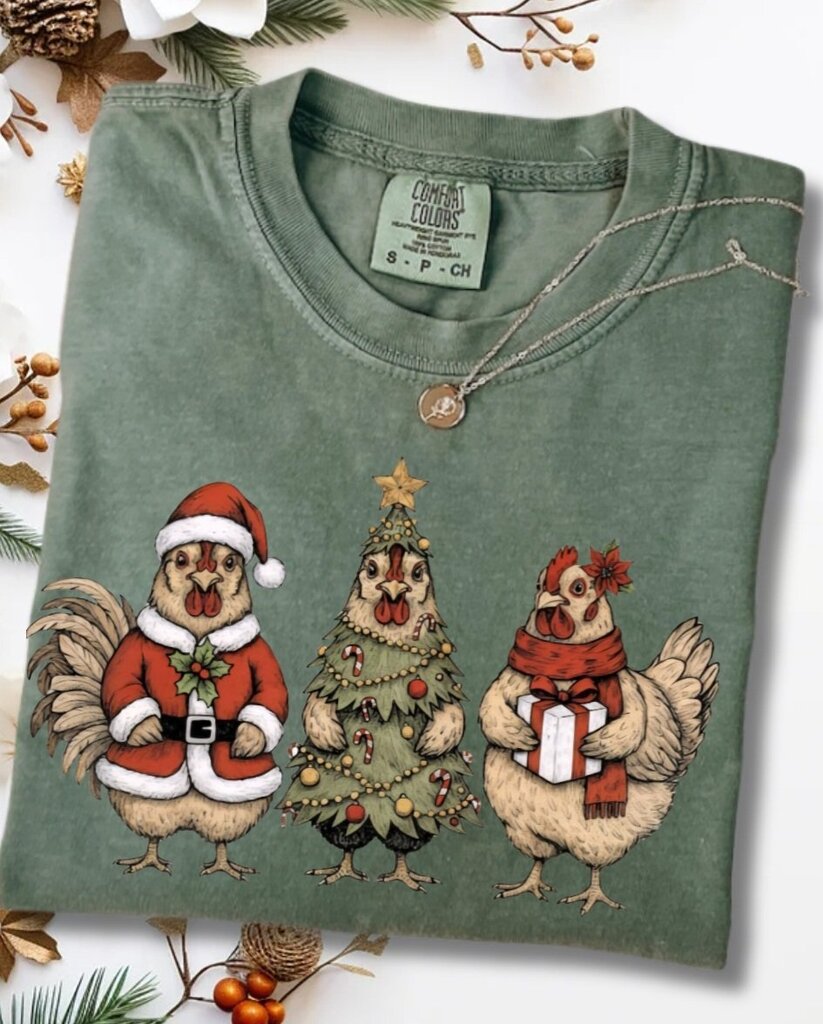 2025/11/1000121614.jpg 3 Wise Hens Tee - Image 1