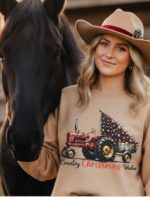 Country Christmas Wishes Comfort Crewneck