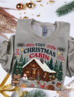 Cozy Christmas Cabin Comfort Crewneck - Image 3