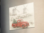 Coastal Comfort Winter Magnet