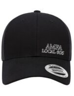 AMFA LOCAL 605| Text Elite Cap| Black