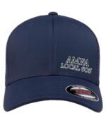 FlexFit Text AMFA Local 605| Navy UltraFiber Mesh