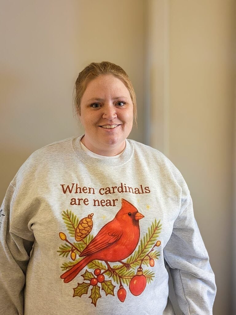 Cardinal Christmas Memorial Sweatshirt