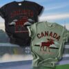 Canadian Plaid Comfort Tee