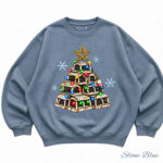 Christmas Lobster Pot Tree Comfort Crewneck - Image 4