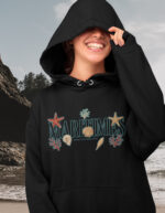 Maritime Sea Shells Comfort Hoodie - Image 2