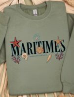 Maritime Sea Shell Comfort Crewneck - Image 2