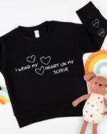 Youth/Toddler Heart On My Sleeve Comfort Crewneck