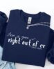 Arse Gone Out of Er Saltwater Slogans Crewneck
