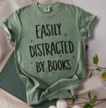 Distracted by Books Comfort Tee - Image 3
