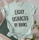Distracted by Books Comfort Tee - Image 2