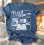 Tired Moms Book Club Comfort Tee - Image 2