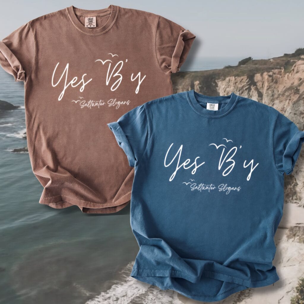 Yes By Saltwater Slogans Comfort Tee