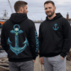 Skeletal Anchor Colormix Comfort Hoodie