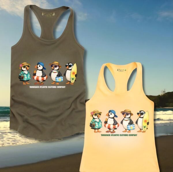 Summertime Puffins Comfort Tanks