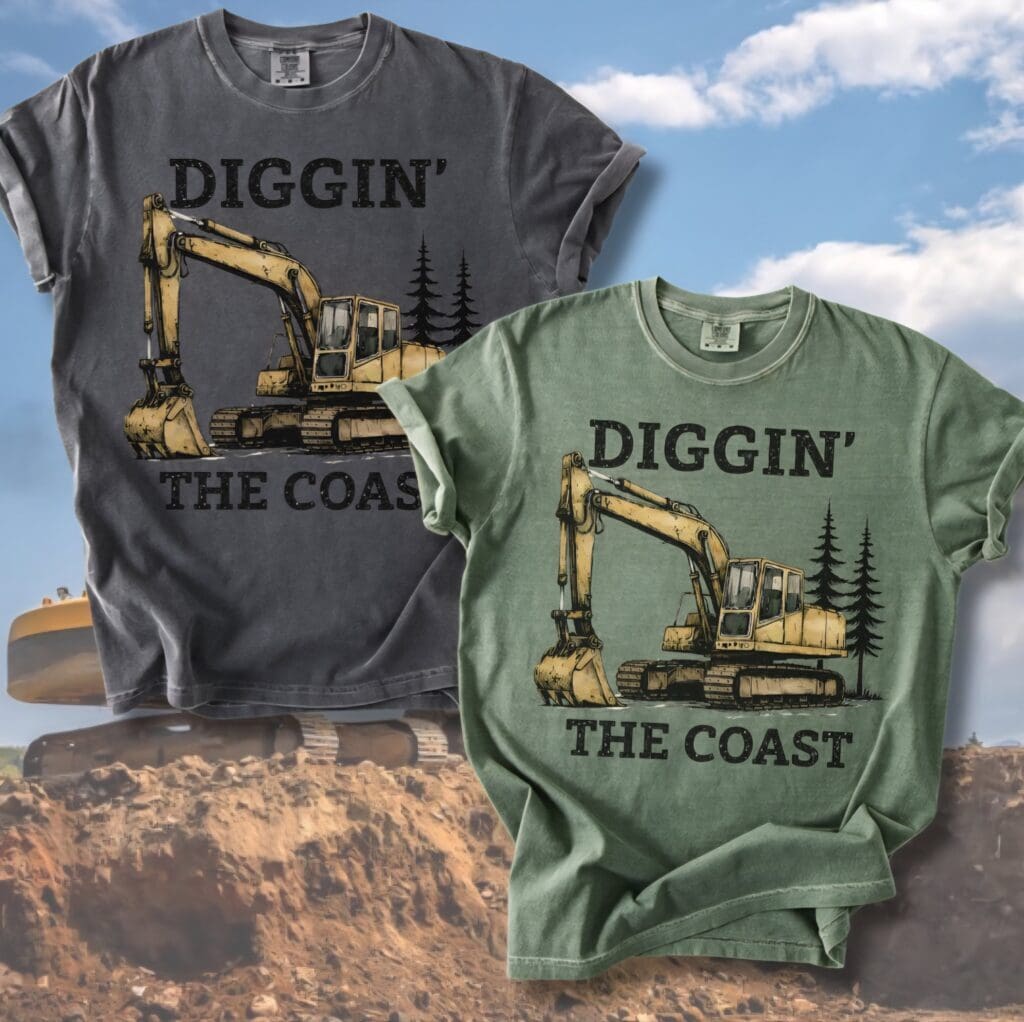 Diggin' The Coast Comfort Tee