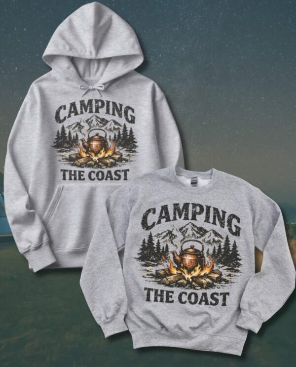 Camping The Coast Comfort Sweatshirt