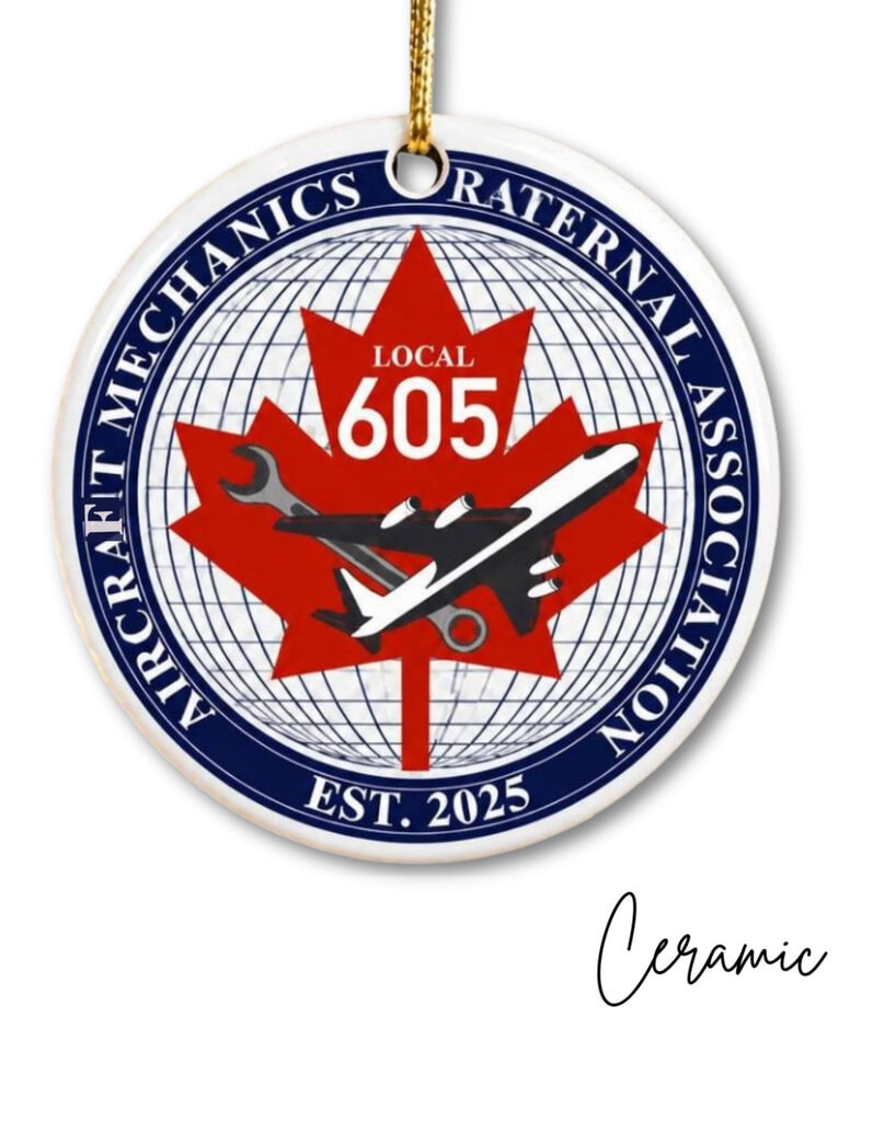 2026/09/1000161815.jpg Ceramic AMFA Logo Tree Ornament - Image 1