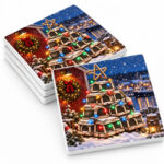 Lobster Pot Tree Ceramic Coasters Giftset